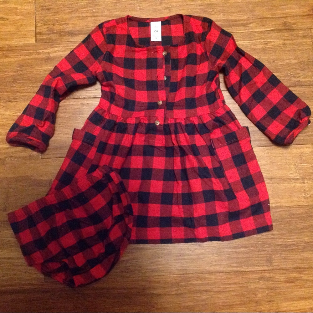 24mo Casual Holiday Dress 🎄